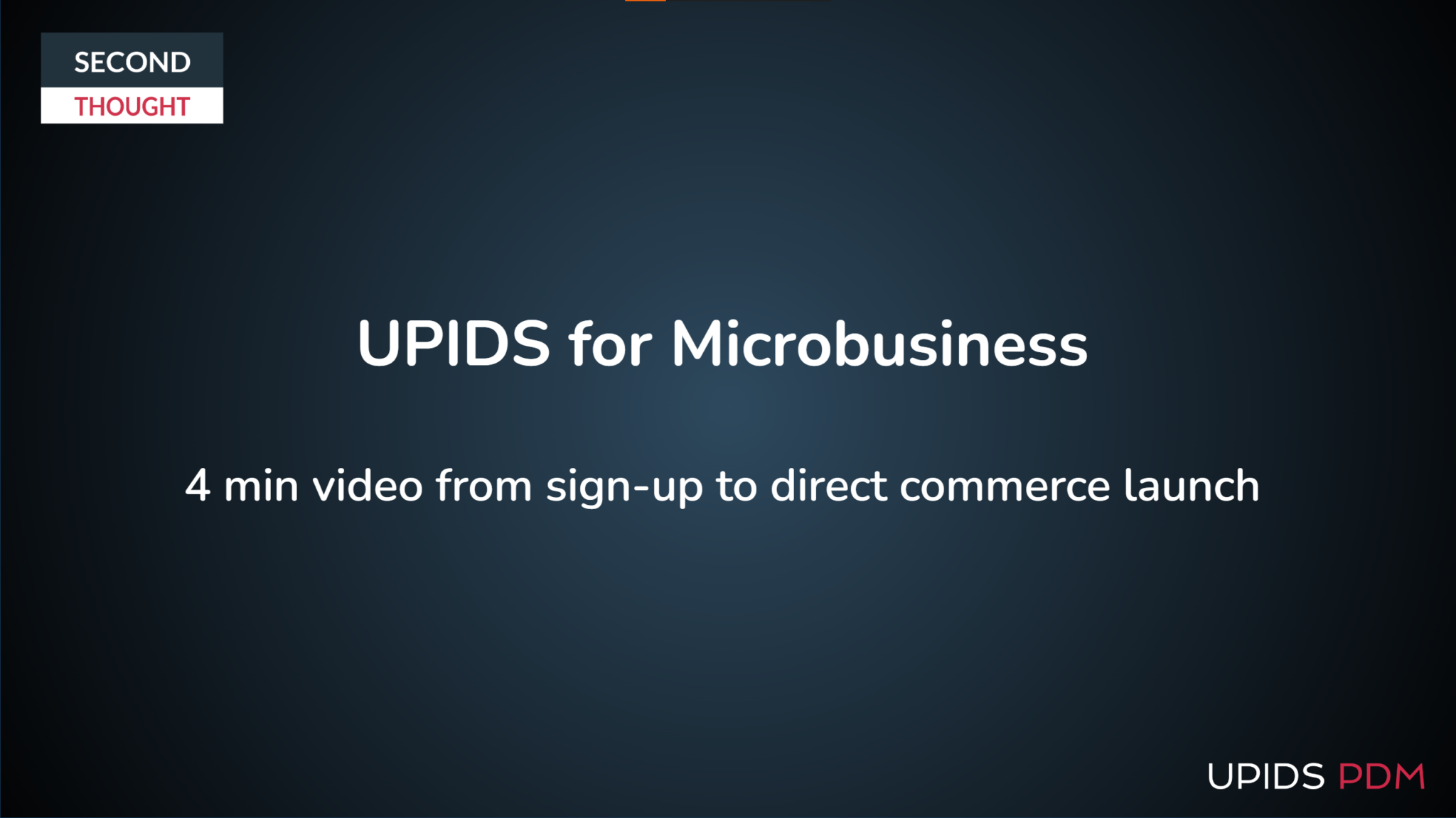 UPIDS for Microbusiness